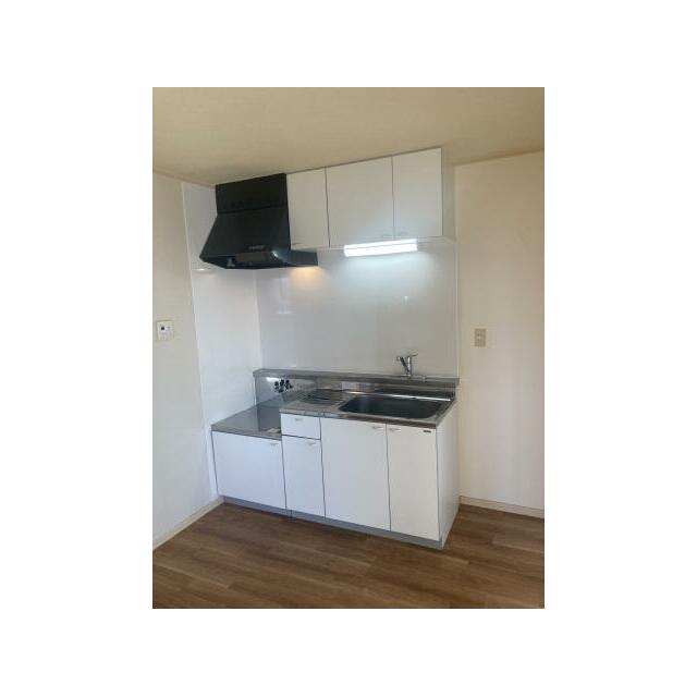 流し台扉は赤に変わっています