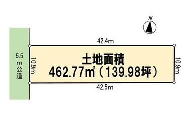 東側寄りに住宅を建てれば西側は広々とした駐車場にできますよ