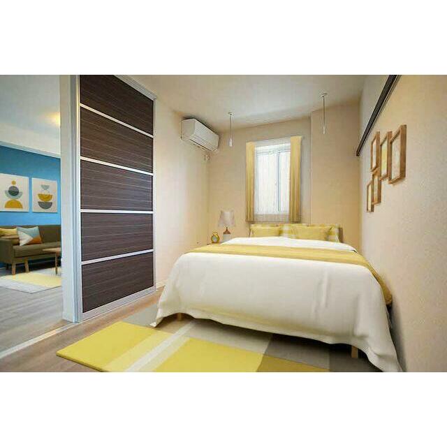 家具はイメージです。洋室６．９帖。それぞれのシーンに応じてスライディングスクリーンを開閉する事で、…