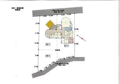 敷地・建物配置概略図