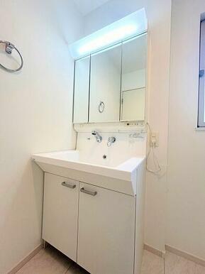 洗面台クリーニング済み