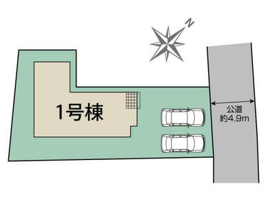 遠賀郡芦屋町西浜町1棟 区画図