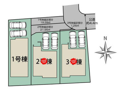 福岡市早良区干隈4丁目3棟 区画図