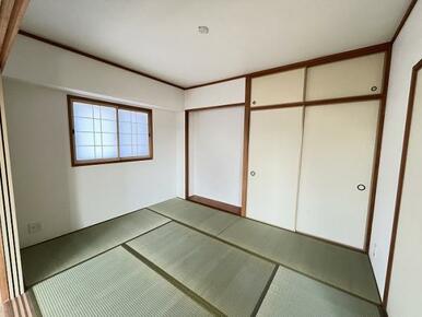「和室6帖」ゆったりとした時間を過ごせそうです。