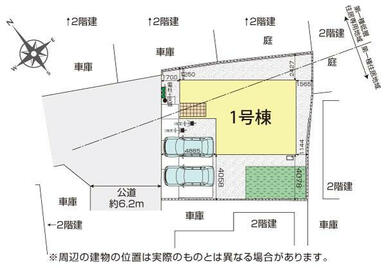 川越市上戸新町6期1棟 区画図
