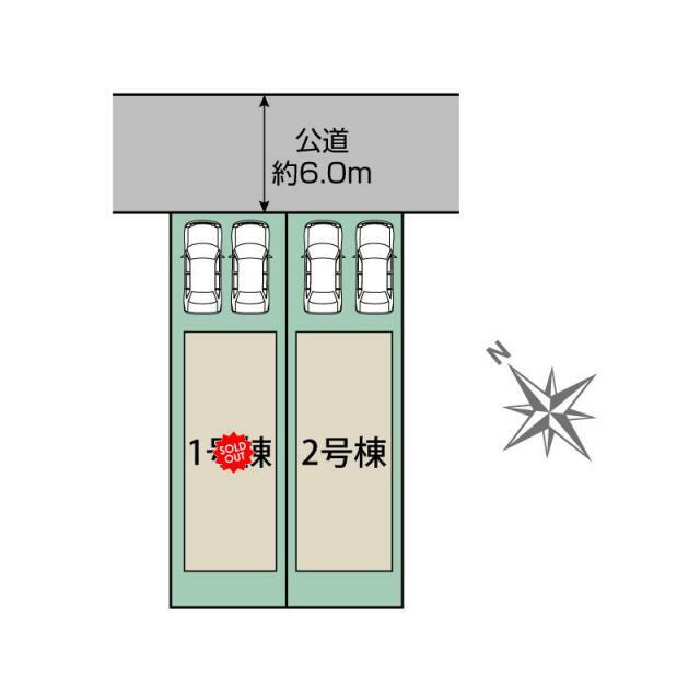 札幌市西区八軒9条西2丁目2棟 区画図