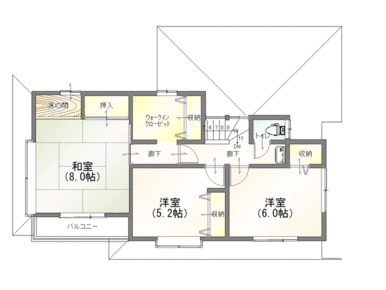 ２階平面図