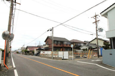 4月5日撮影 西側道路（南→北）
