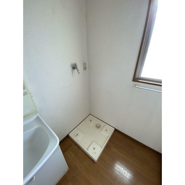 防水パン付き室内洗濯機置場