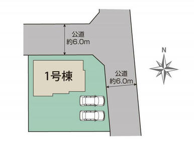 土浦市港町3丁目4期1棟 区画図