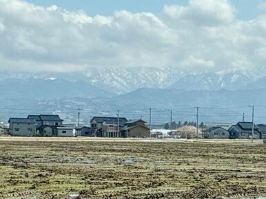 天気の良い日は立山連峰が綺麗に見れます！