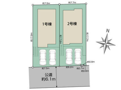 堺市南区晴美台3丁2区画 区画図