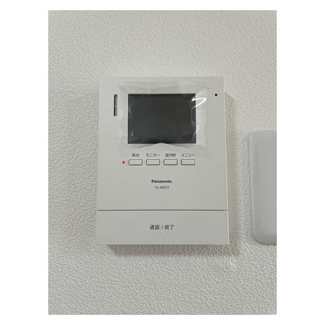 モニター付きインターフォンで安心です