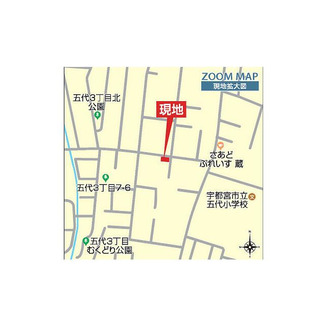 現地案内図・拡大