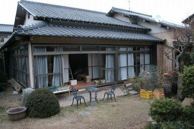 ゆったり過ごせるお庭