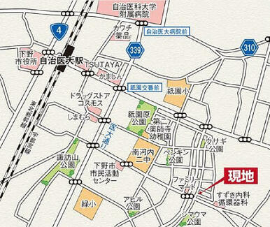 現地案内図