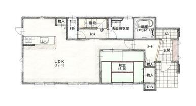 各部屋収納充実！お客様のライフスタイルに合わせて間取りの変更も可能です♪