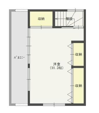 脇屋　２階間取図