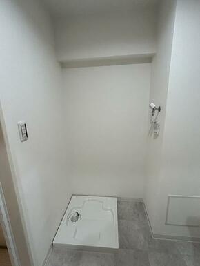 「洗面脱衣室」洗濯機置き場です。