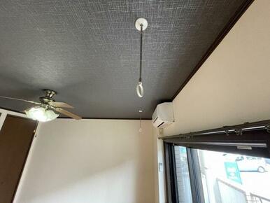 室内物干しも有ります！！