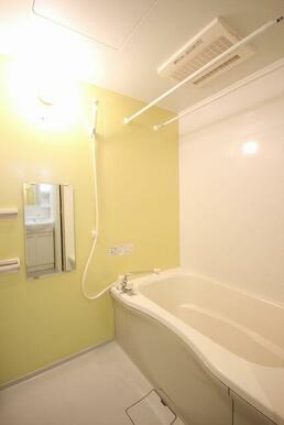 浴室はアクセントパネルを採用しております