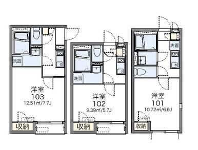代表的な間取のため実際の間取とは異なる場合があります