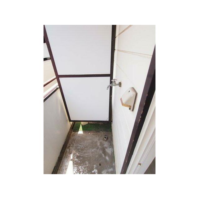 洗濯機置き場。