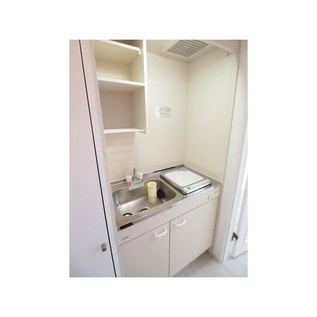 1口IHコンロ付き新品キッチン。