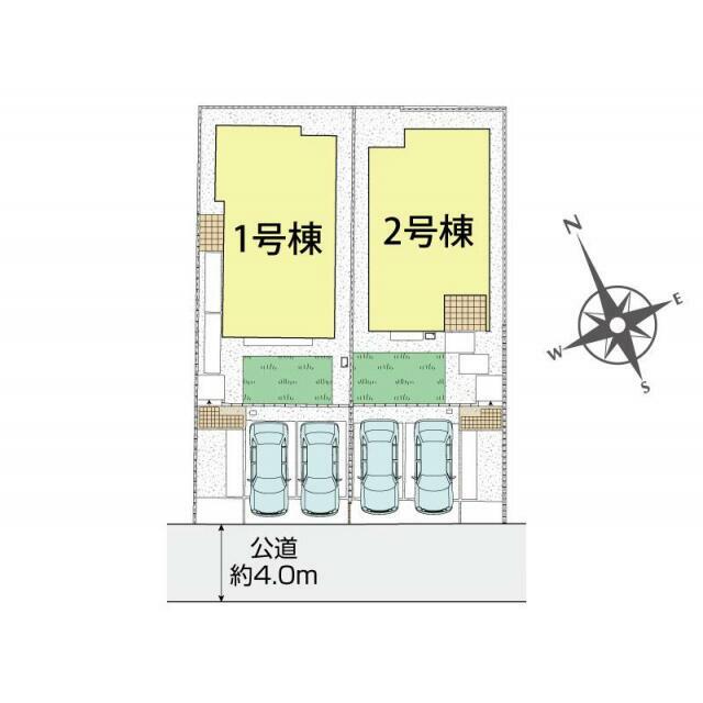 千葉市稲毛区園生町2棟 区画図
