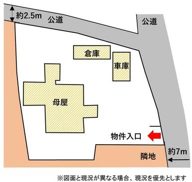 敷地内配置図