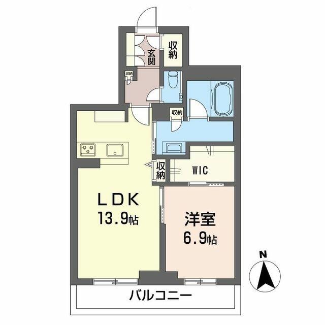 ココオレンヂ ００２０３ 1LDKの画像