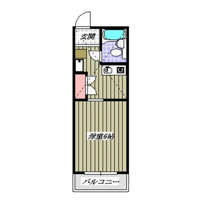 シティ長津田(シティナガツタ) １０２号室 間取り