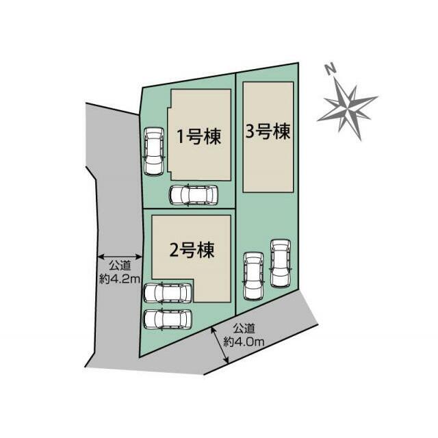 千葉市稲毛区園生町2期3棟 区画図