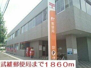 武雄郵便局まで1860m