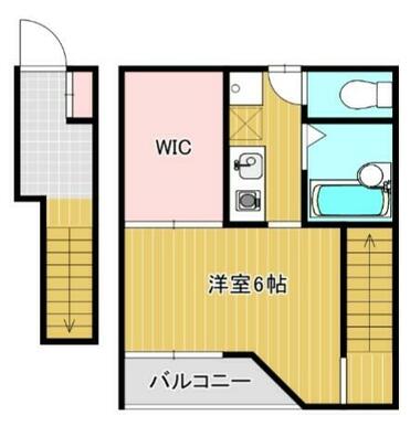 ２０３号室は図面反転