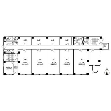 ３０６号室です。