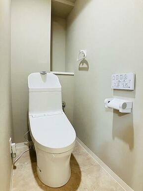 「トイレ」新品交換しております。