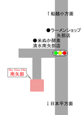 バス停から徒歩２分