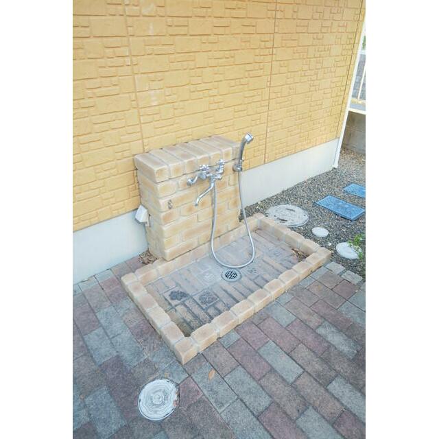 ペット用足洗い場