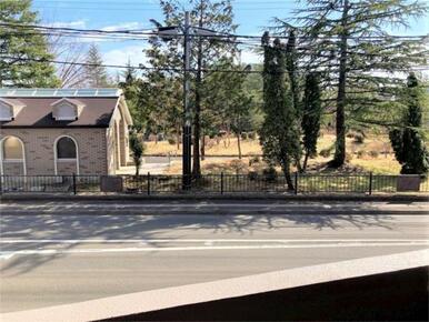 リビング側バルコニーより撮影