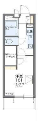 代表的な間取のため実際の間取とは異なる場合があります