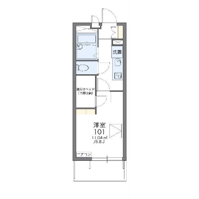 代表的な間取のため実際の間取とは異なる場合があります