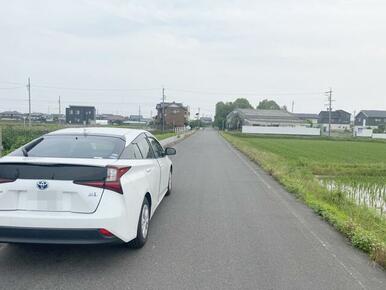 前面道路外観写真♪