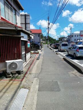 前面道路（２５９号線）歩道