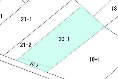 敷地は全２筆になります