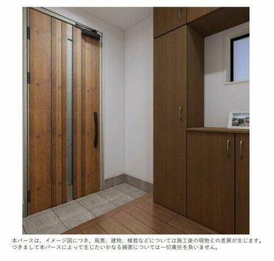 シューズBOX完成予想図 靴や小物を収納することで、見た目を美しく保てられるシューズBOXです。