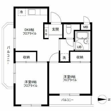 ２面バルコニー★日当り良好★
