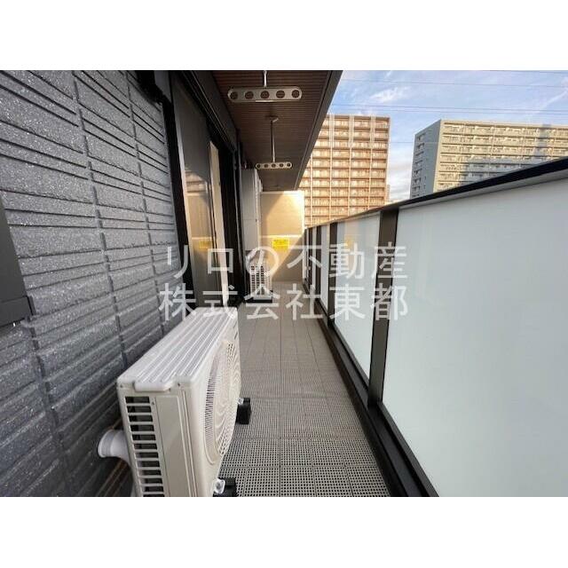 バルコニーがあるので洗濯物を太陽の下で干すことができます♪