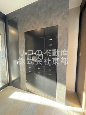 対面受け取り不要な宅配ロッカー設置済です♪