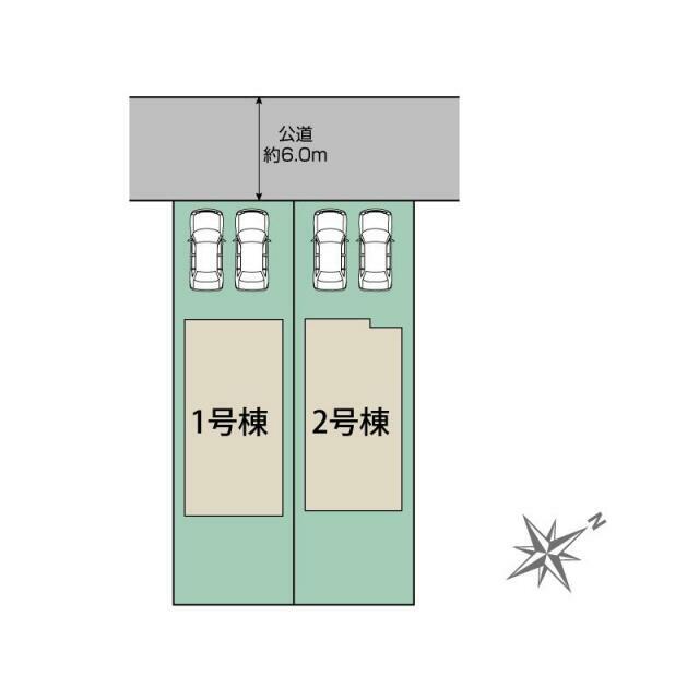 千歳市東郊2丁目2棟 区画図